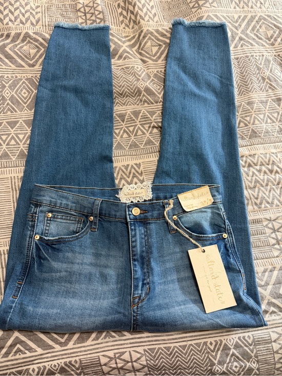 Altar'd State Denim - Altar’d State NWT High Rise Skinny Ankle Jeans Light Wash Distressed Size 29/9